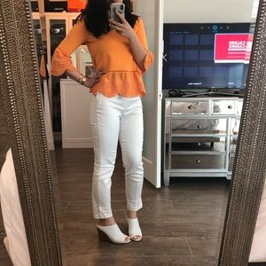 H&M white pants